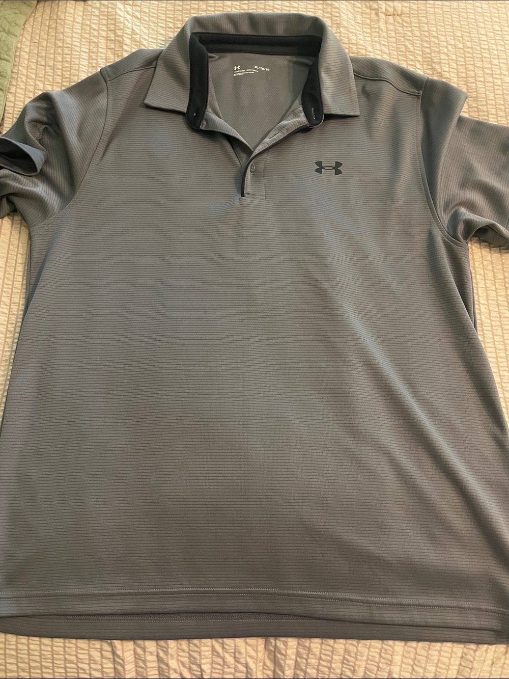 LAST CHANCE!
Under Armour Men's Charcoal Gray Performance Polo